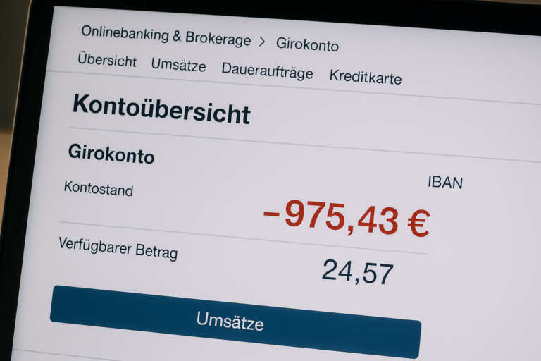 Dispo ausgleichen und Zinsen sparen. 💳